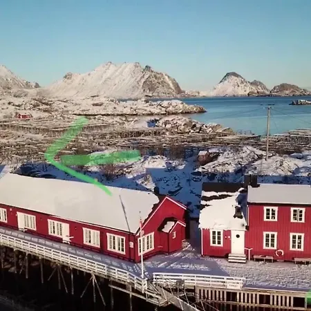 Super Cozy Fisherman Cabin/rorbu At Lofotens Best Spot アパート